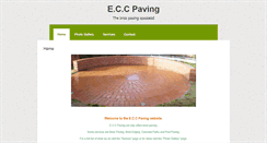 Desktop Screenshot of eccpaving.com