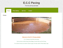 Tablet Screenshot of eccpaving.com